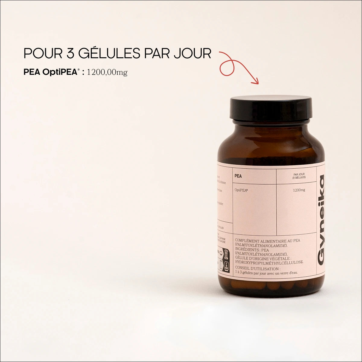 complement alimentaire au pea par Gyneika composition 1200 mg