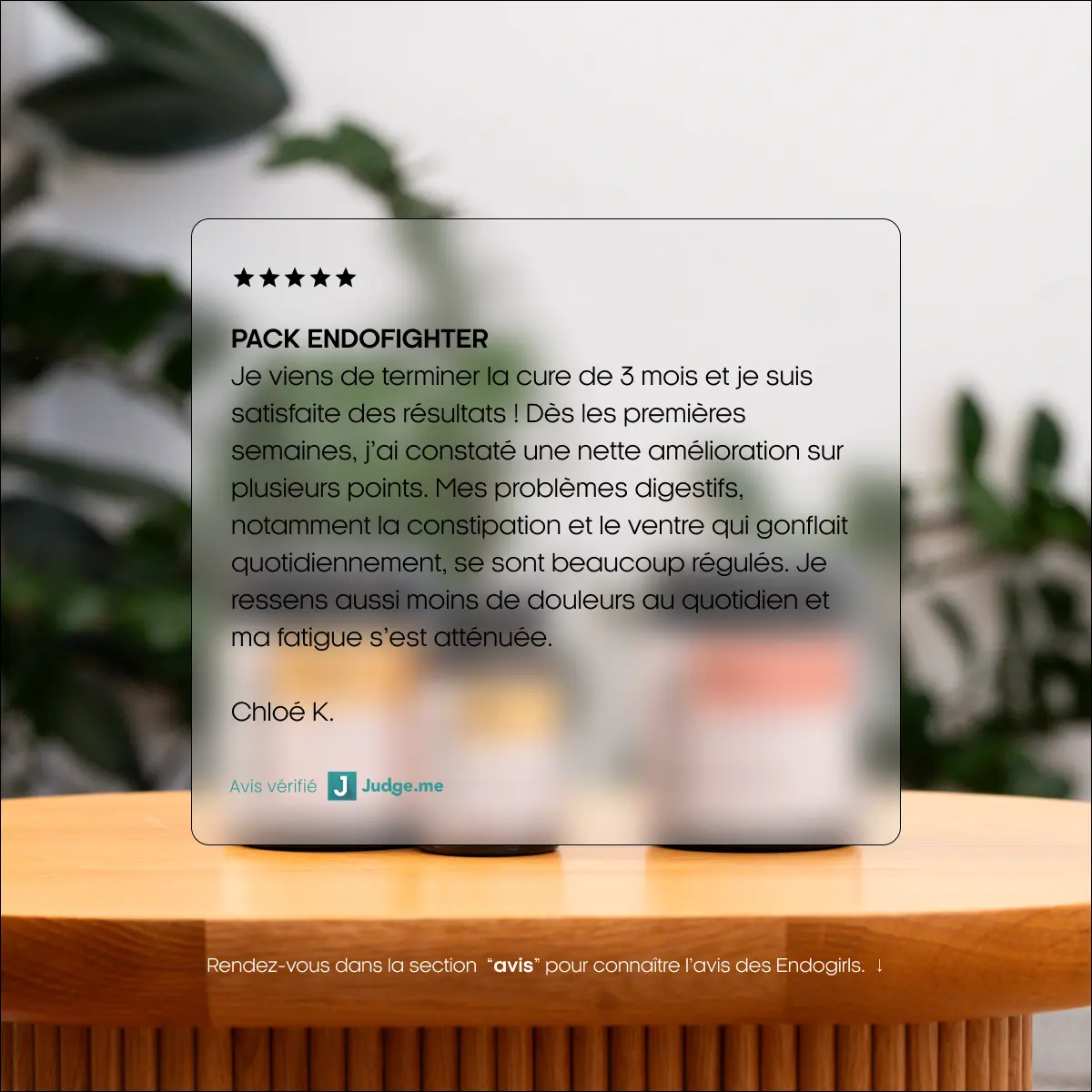 Avis Pack endofighter compléments alimentaires endométriose Gyneika Glutamine Endobelly Endobalance